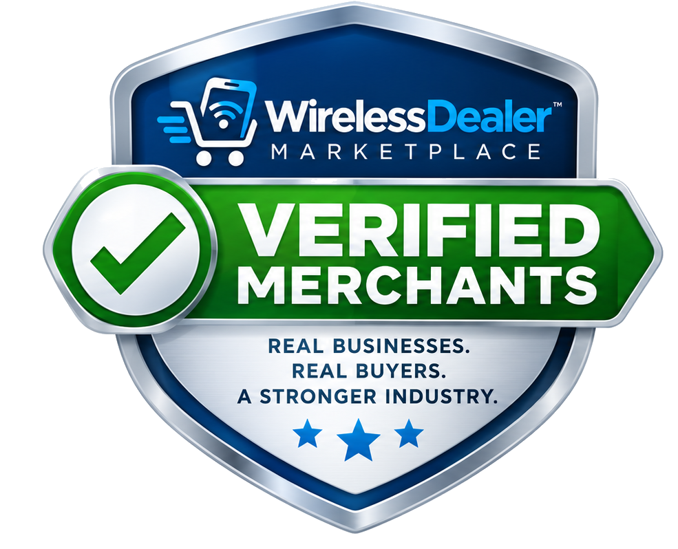 Wireless Dealer Marketplace verified merchants badge